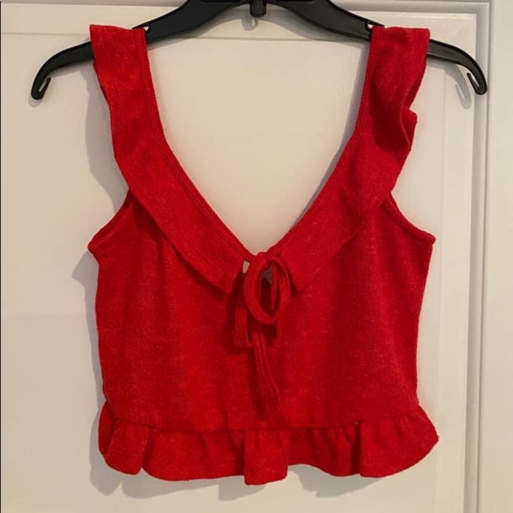 Pacsun Red crop top
